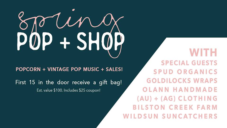 Mar. 24 | Spring Pop & Shop