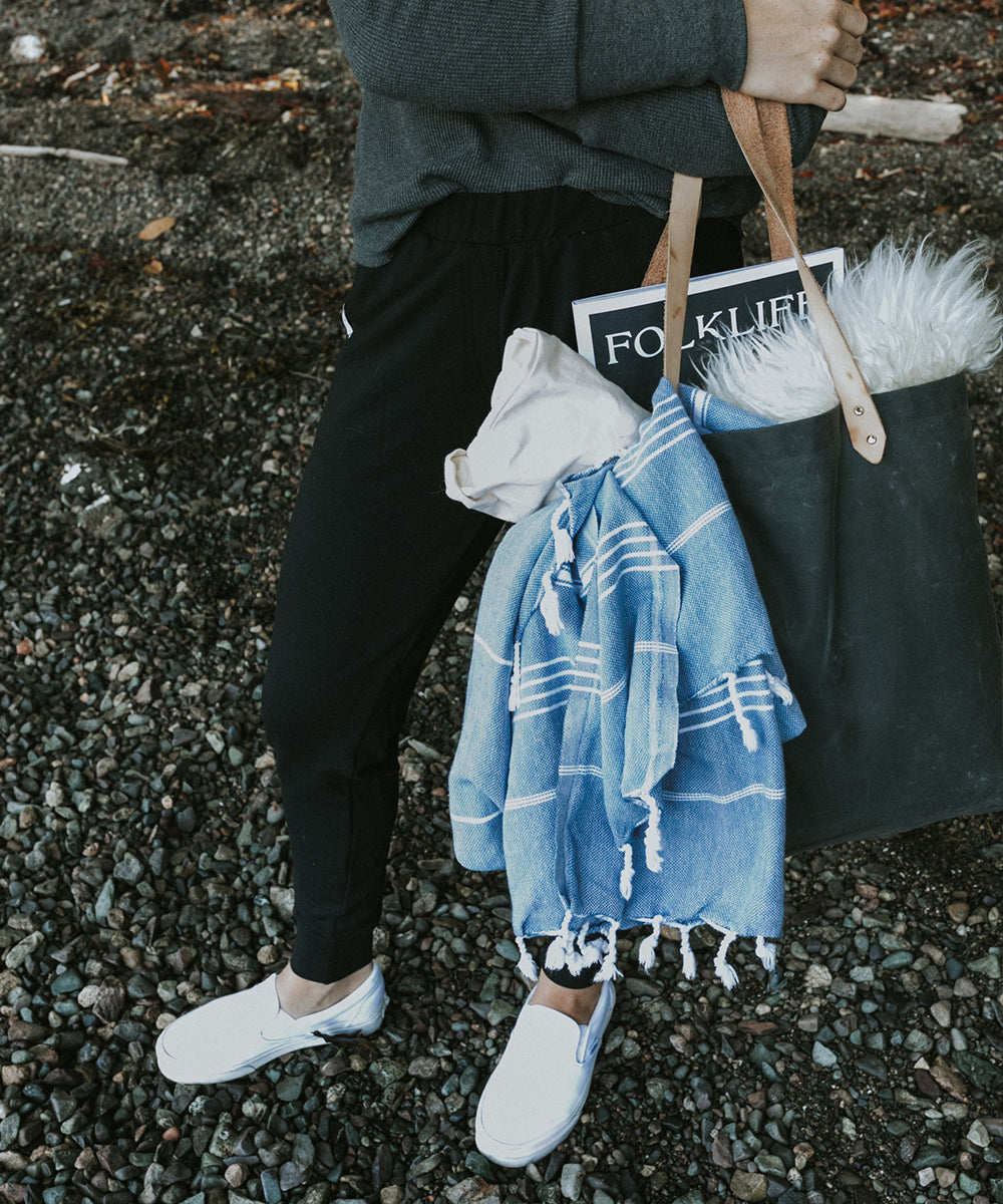Beach Bag | Waxed Canvas
