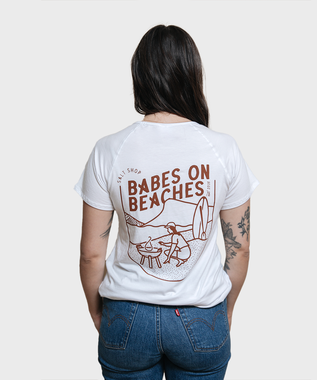 Ula V-Neck Tee  |  BABES on BEACHES