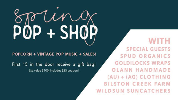 Mar. 24  |  Spring Pop & Shop