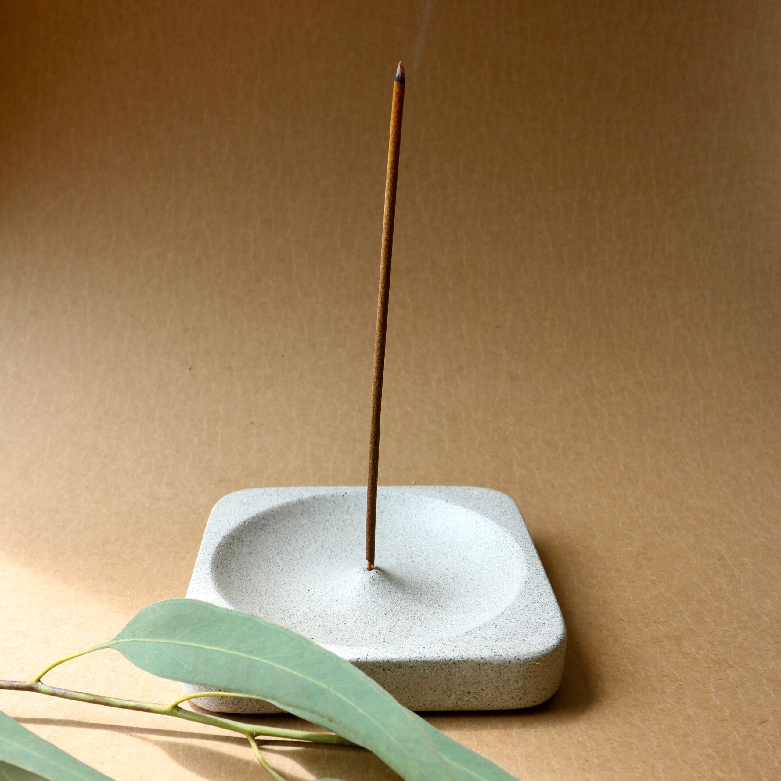 Polished Concrete Incense Burner