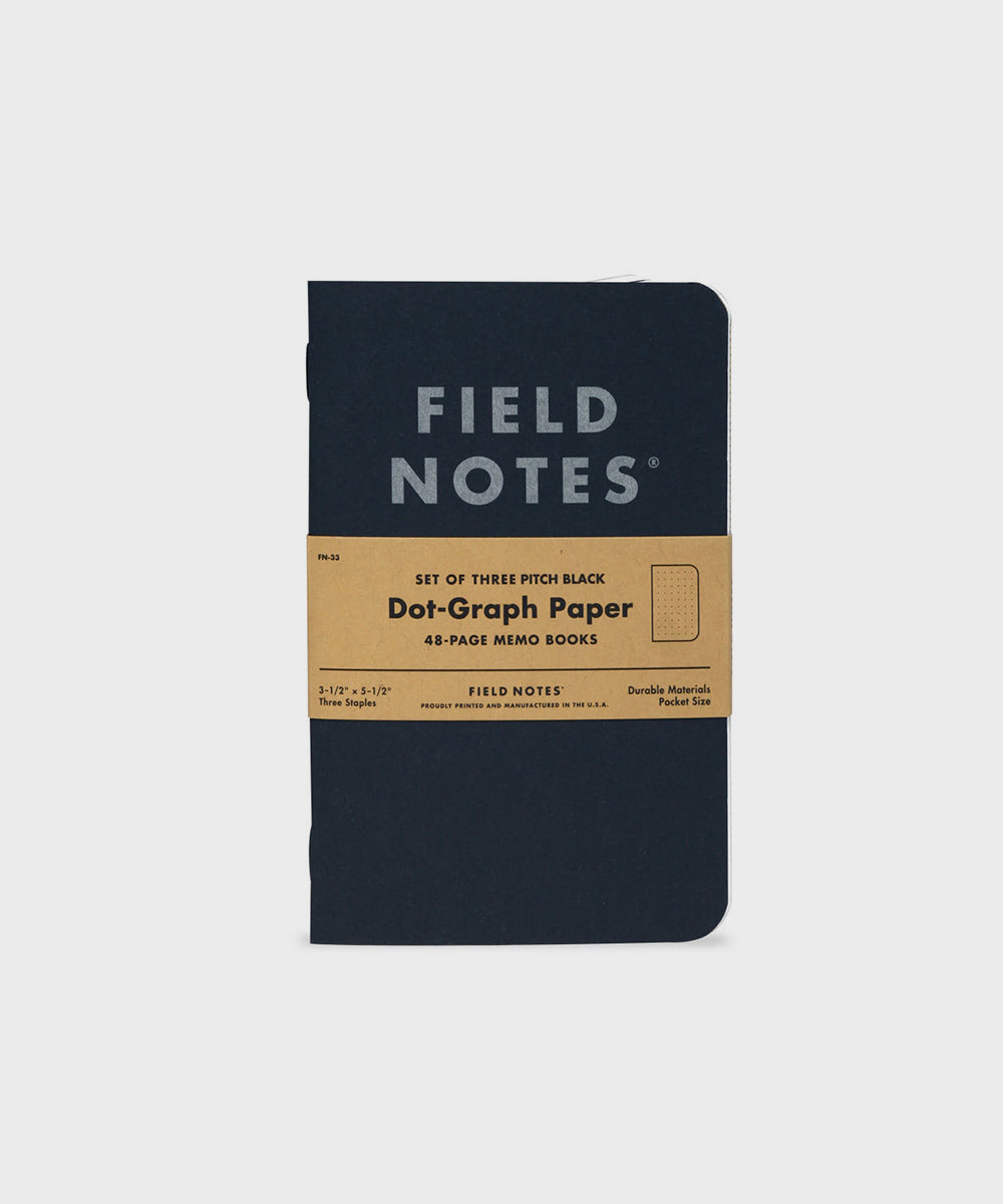 Black Notebook | 2-pack Dot graph paper