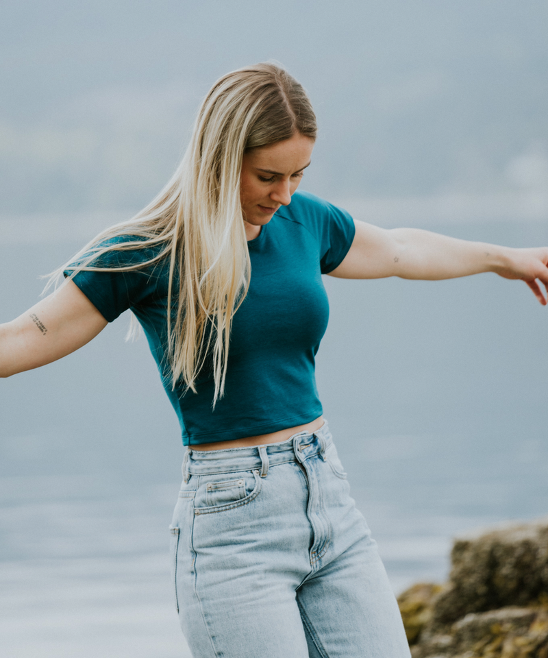 Marine Crop Top